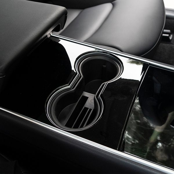 

car cup holder center consol dual cup holder insert drink cupholder interior drinking bracket replacement for model 3