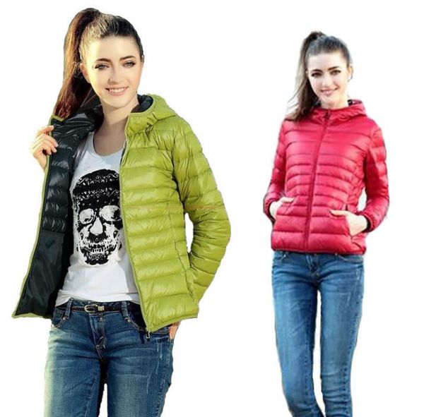 

winter women jacket casual warm hooded down cotton padded female parkas slim outwear lightweight fashion 2018 clothing xs-5xl, Black