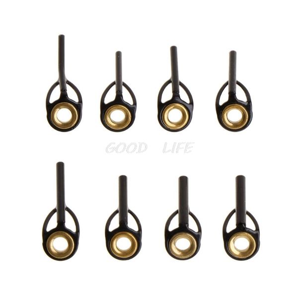 

fishing rod guide ring line tip 0.9mm-1.6mm stainless steel diy eye rings pole repair kit replacement accessories
