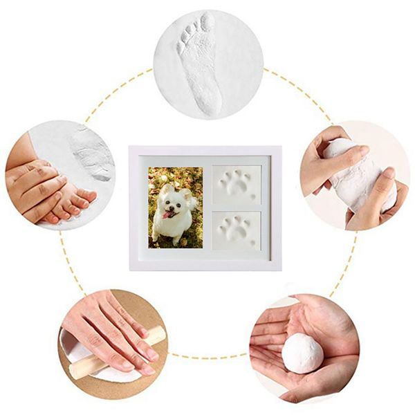 

diy pet p frame dog cat paw print album pet memorial picture frame kit supplies