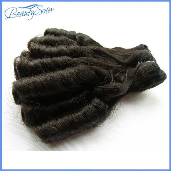 

распродажа двухцветный фуми волосы новый рыхлый локон один шт, Black