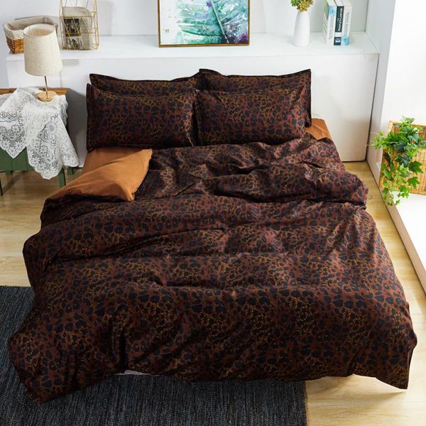 57 Bedding Set Dot Plaid Star Leopard Duvet Cover Bedspread