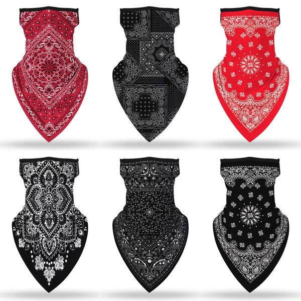 

p037r designer multifunction turban bandanas letters i can't half riding mask magic scarf breathe face mask outdoor cycling mask neck s, Black