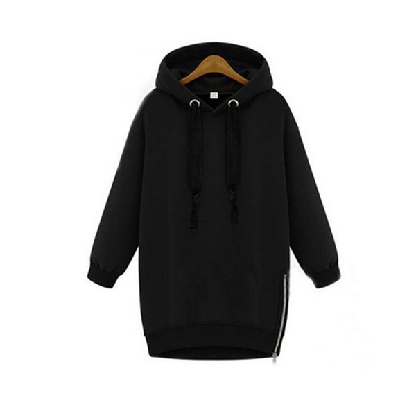 

women pullover sweatshirt hooded sports fabala outwear hoodies loose long sleeve casual, Black