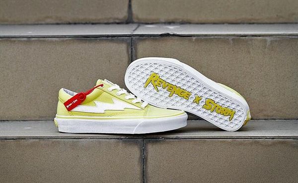 

новые 2020 revenge x сторм старый skool холст мужские ботинки мужские кроссовки скейтбординг повседневная обувь женщины skate обувь женская, Black