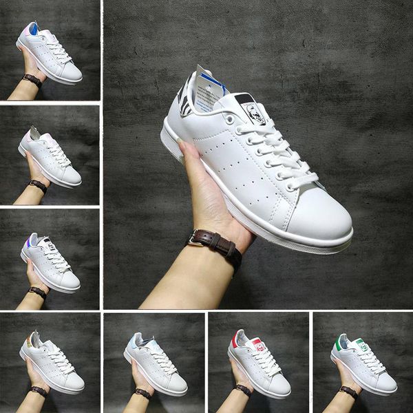 

new stan smith classic men women leisure shoes smiths triple black white red gold mens outdoor leather sports trainer sneakers 36-45