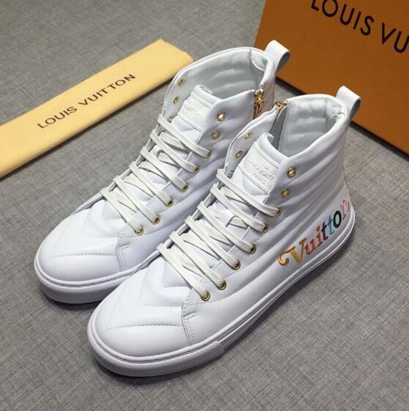 

white women's leather shoes men's and women's casual shoes black gold red fashion comfortable flat shoes size 35-46 0448