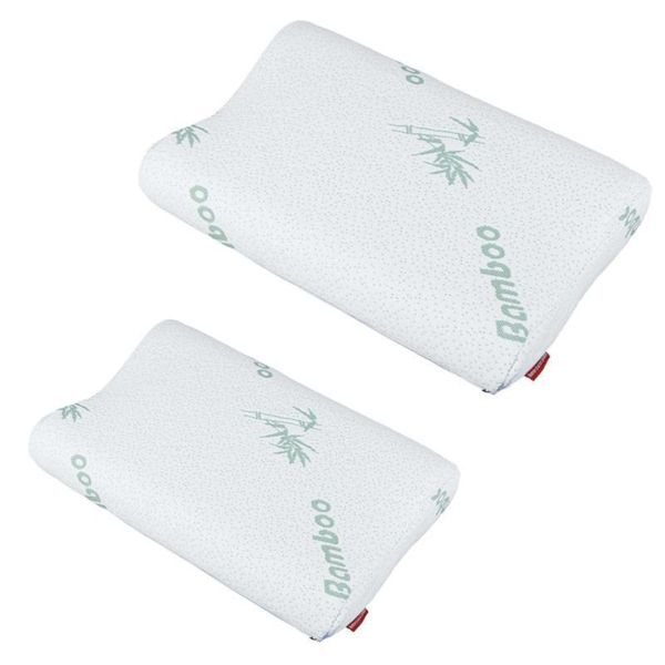 

soft bamboo fiber foam pillow slow rebound memory pillow neck health care