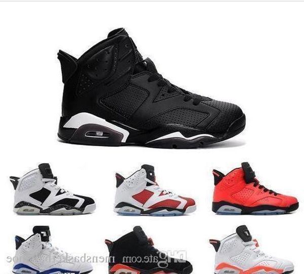 

new men 6 6s black infrared 3m reflect carmine unc basketball shoes men toro hare oreo maroon tinker low chrome sneakers
