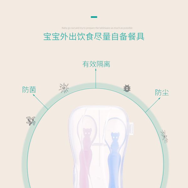 

er tong wan spoon baby spoon baby silica gel soft spoon soft head eating newborns water fu shi shao