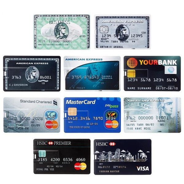 

pendrive 4gb 8gb 16gb 32gb 64gb key waterproof flash memory super slim usb stick bank credit card flash disk custom logo