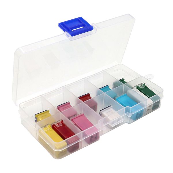 

мини-fuse ассортимент kit для 10 cell низкопрофильный для автомобилей, грузовиков, внедорожников, лодка