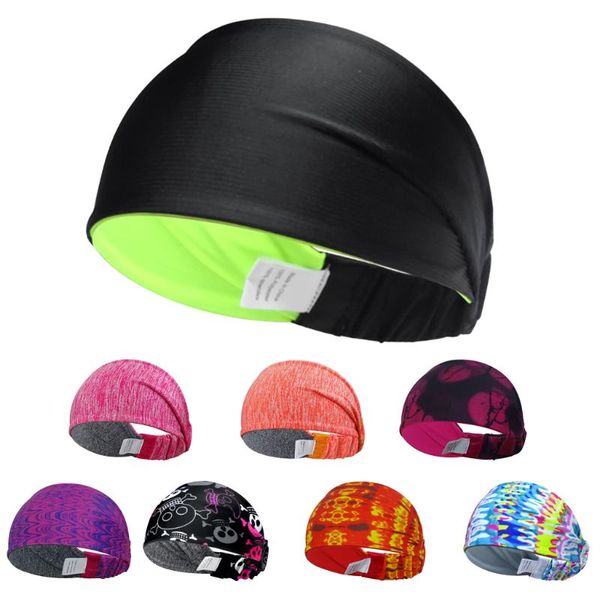 

sweatband sport headband gym yoga fitness running stretch hair band -  fits all, Yellow;black