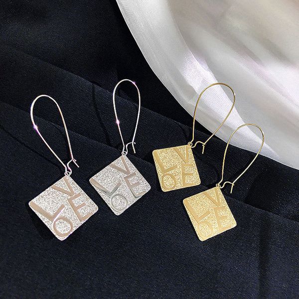 

trendy star women dangle earrings pentagon long pendant earrings for women drops bohemian, Silver