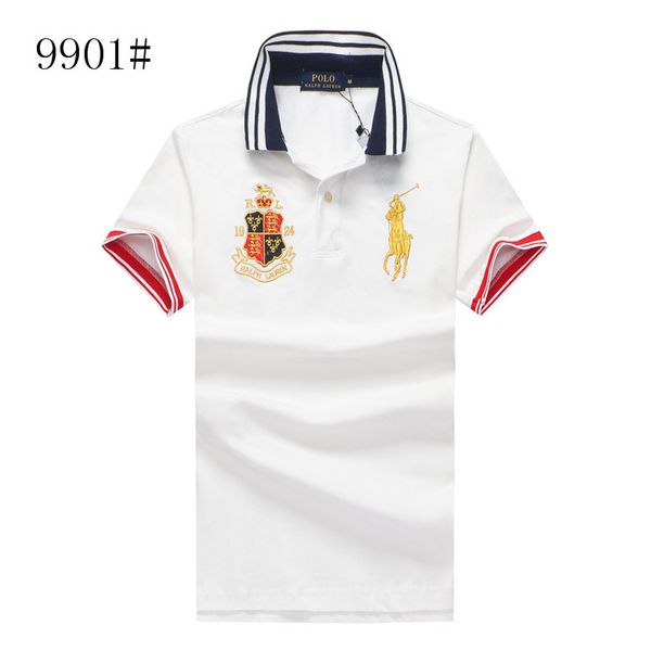 

20ss ralph lauren mens конструктора tshirt luxury письмо вышивки марка мода tshirt пони логотип высокого качества вскользь хлопка спортивные, White;black