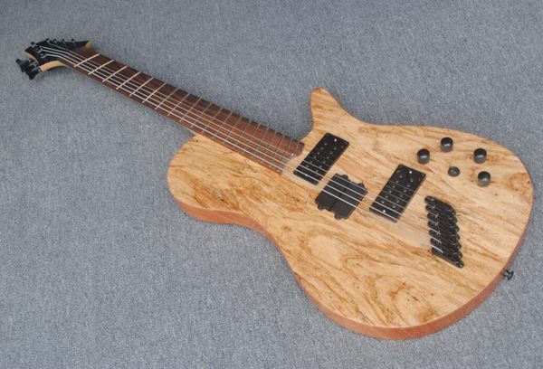 

fanned fret 7string(3 bass strings+4 guitar strings) electric guitar