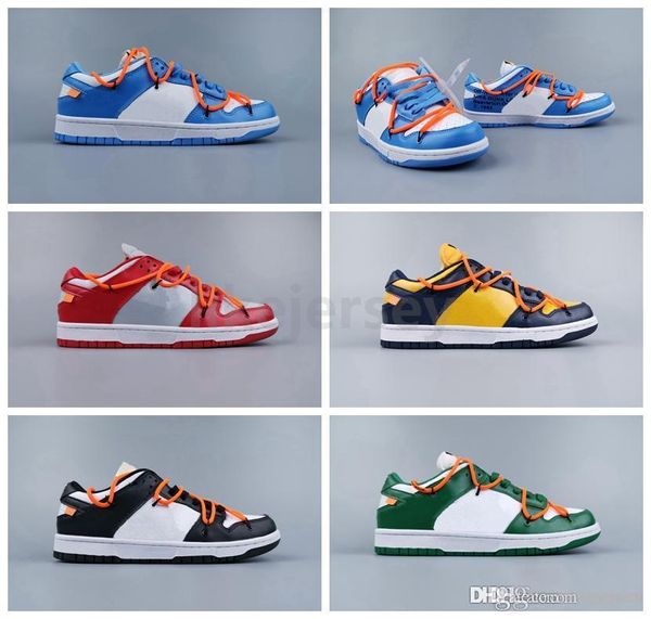 

2020 futura x sb dunk low off casual shoes women mens green orange blue white dunks des chaussures taquets