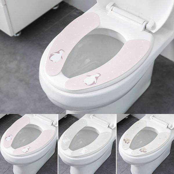 

universal warm soft washable toilet seat toilet cover cover accessories waterproof washable seat sticker