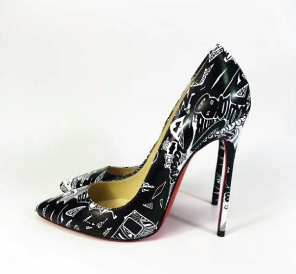 

women shoes red bottoms high heels pointed toe red sole 8cm 10cm 12cm pumps come with logo dust bags wedding shoes, Black