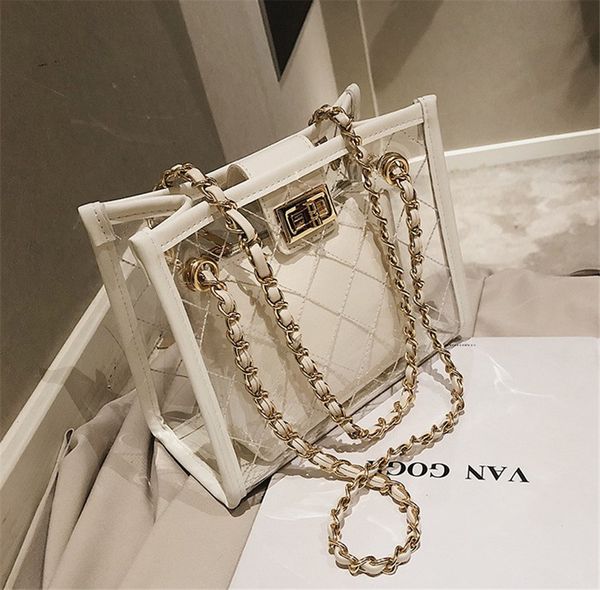 

women handbag shoulder bag casual tote transparent shopping bag ph-cfy20051837