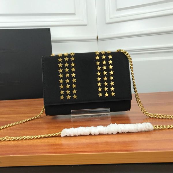 

europe style 2019 new star fashion shoulder bag, simple metal decoration design, around the world