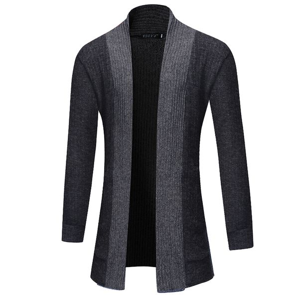 

men's sweater cardigan 2018 male brand casual slim sweaters men pure color simplicity hedging men's sweater, White;black