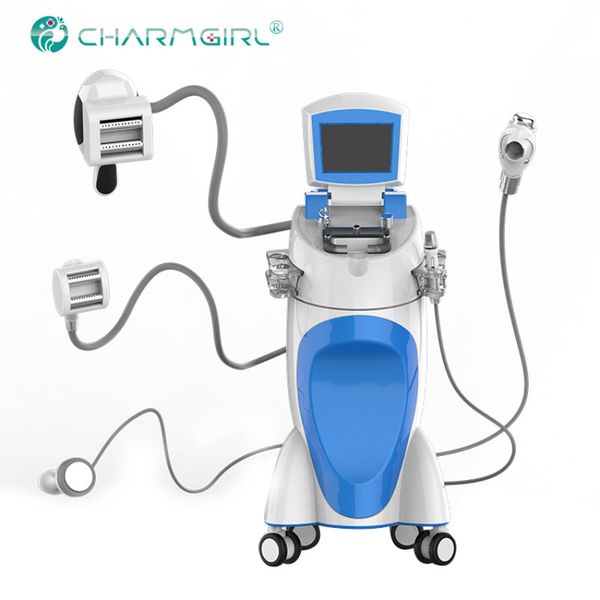 

roller velashape machine cellulite with 5 handles vacuum rf infrared laser rollers 40k cavitation velashape body sliming machine