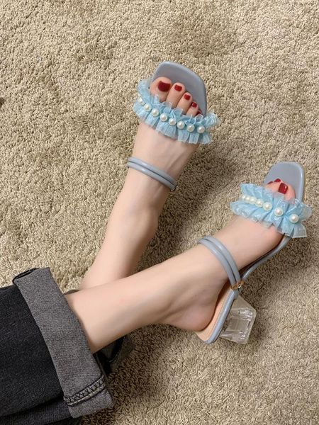 

clear heels beige heeled sandals 2020 women's female shoe med all-match ladies shoes summer espadrilles platform black high