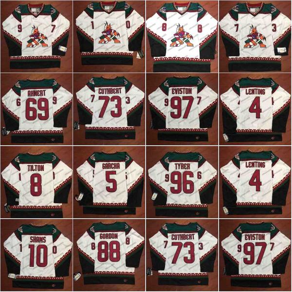

97 Eviston Arizona Coyotes CCM Jersey 73 Cuthbert 88 Gordon 89 Fidgett 91 Fleming 96 Tyrer 10 Shams 40 Spicoli Hockey Jerseys