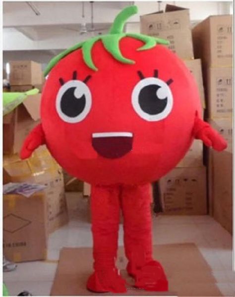

2020 factory sale fresh vegetables tomato eggplant carrot cartoon dolls mascot costumes props costumes halloween ing, Red;yellow