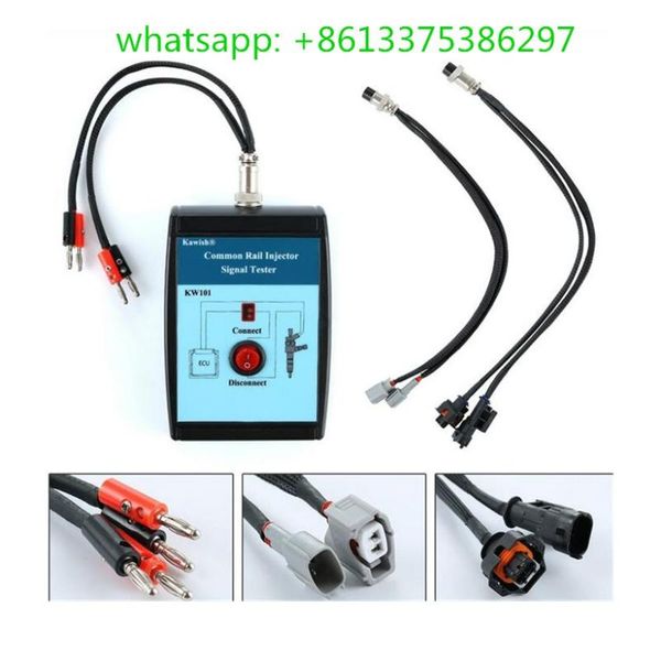 

auto diagnostic professional kw101 common rai diesel injector signal tester