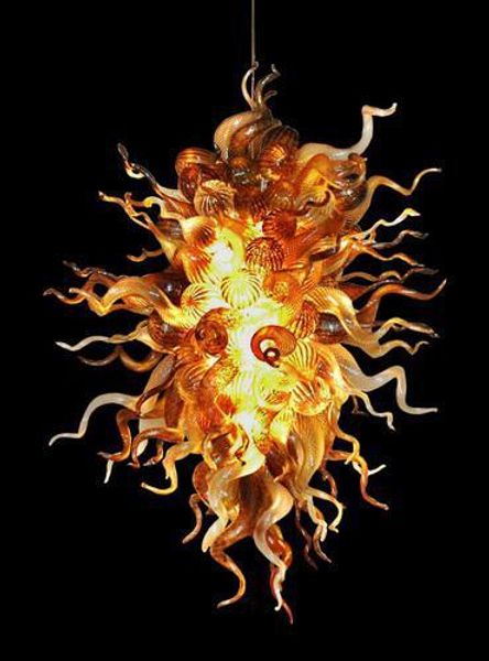 

luxury amber color energy saving led pendant light murano glass handmade blown glass chandelier chandelier and pendant lights