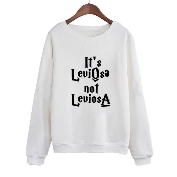 

толстовка юмор фан волшебное женская перемычка crewneck hoodies пуловер это leviosa не leviosa мастер top, Black