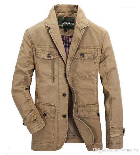 

slim jackets mens washed cotton long sleeve outerwear new fashion casual mens clothing mens fashion designer, Black;brown