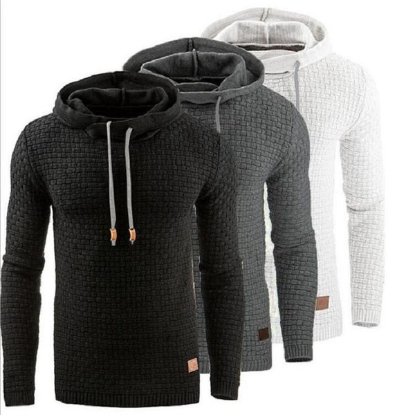 

толстовка мужчины толстовка мужской с длинным рукавом сплошной цвет с капюшоном мужская толстовка мужские толстовки спортивный костюм пот па, Black