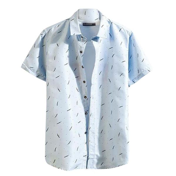 

mens summer fashion beach hawaiian shirt slim fit short sleeve shirts casual holiday party clothing camisa hawaiana plus size, White;black