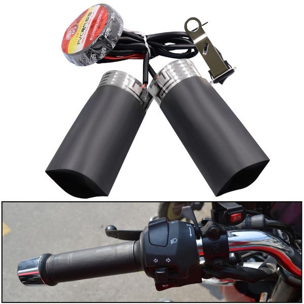 

by dhl/fedex 200pcs motorcycle handle heater hand grips e-bike heated handlebar warmer grips universal electrical heating