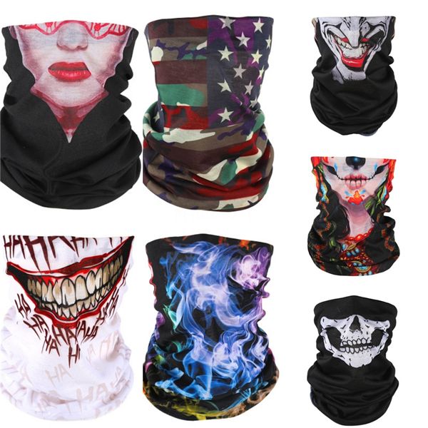 

multi function bandana ski outdoor sport motorcycle biker skull scarf face mask sport mask cs mask bandana turban magic headsca #553#455, Blue;black