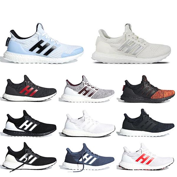 

2019 Ultra boost 4.0 Mens Running shoes Triple Black white Burgundy Primeknit ultraboost UB 4.0 Men Women Sports Trainer Sneaker 36-45