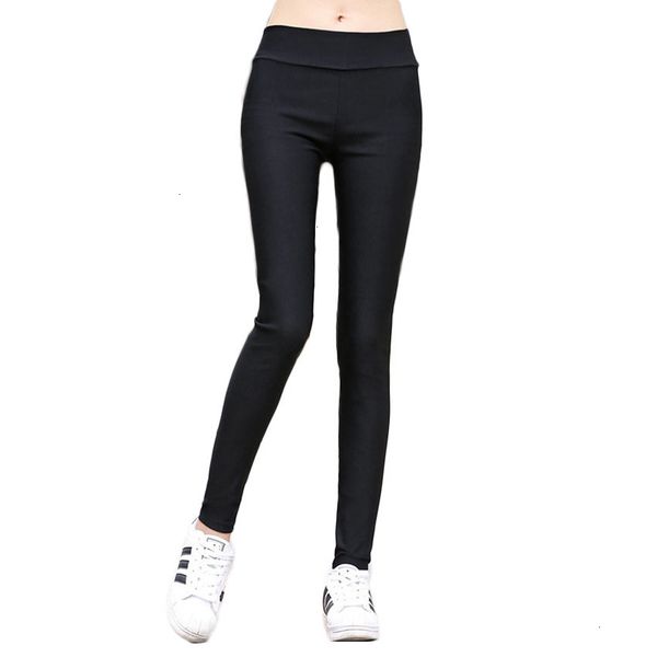

ladies pants women trousers woman black and white elastic waist woman slim fit ankle length fashion female spring new wn 11, Black;white