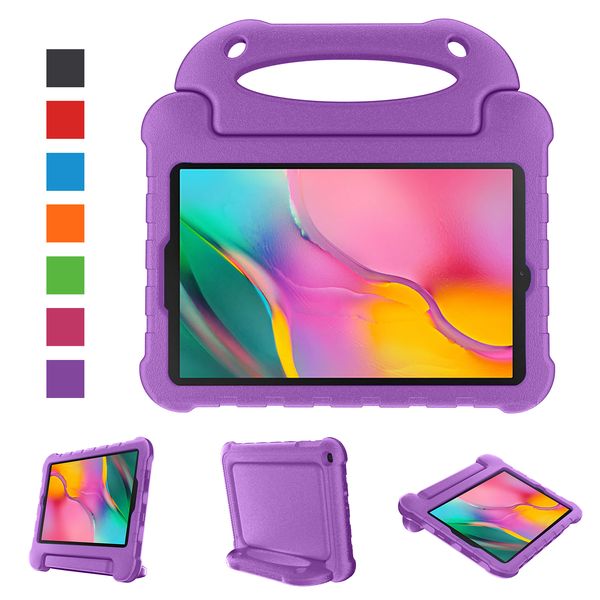 

for ipad 7th generation 10.2 2019 air 10.5 2019 samsung tab a 10.1 2019(t510/t515) eva foam kids tablet case with detachable shoulder strap