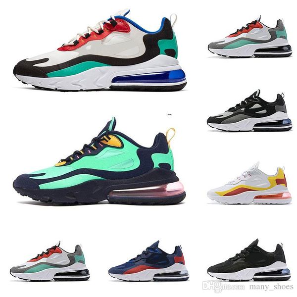 

2019 дизайнер 270s React 27c кроссовки мужские женщины баухаус Hyper Jade Multi Athletic 2019 новые уни