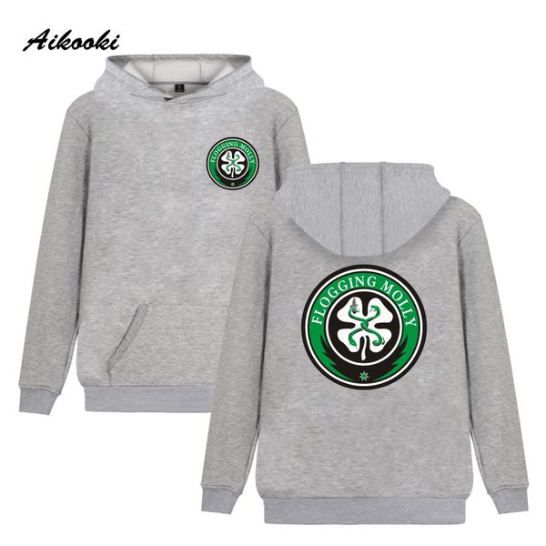 

european flogging molly musi hoodies gray sweatshirt cotton punk hoodies warm women men sweatshirts fashion girls, Black