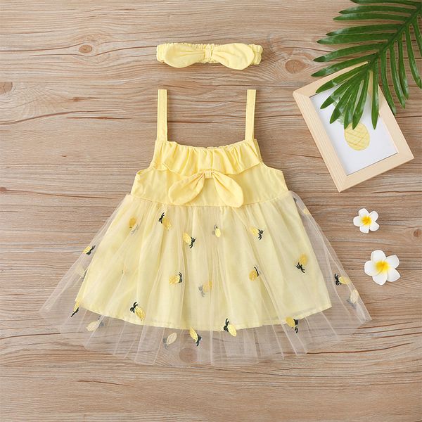 

лето девочек платье printed детские принцессы платье без рукавов, Red;yellow