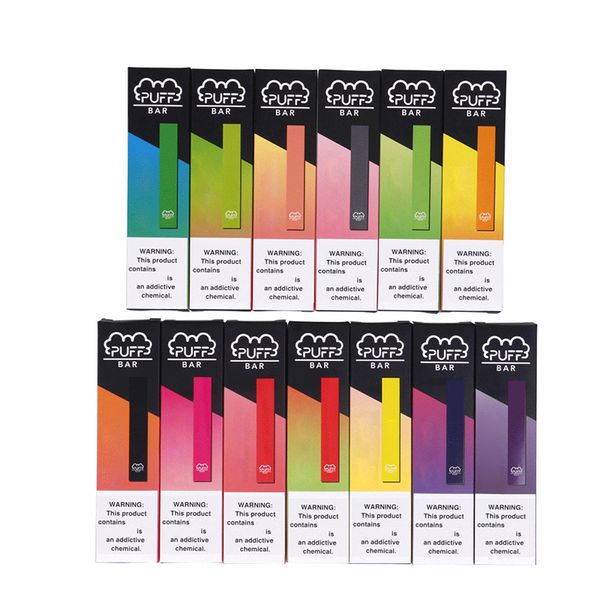 

Слоеное Bar Одноразовые устройства 13 цветов Vape Pen Устройство Слейте Pod Starter Kit 280mAh Батареи 1,3 мл Бобы с кодом безопасности