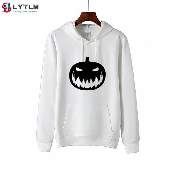 

lytlm осень 2019 мальчиков толстовка тыква толстовка rock halloween толстовка дети одежда 12 лет toddler девочка одежды, Black
