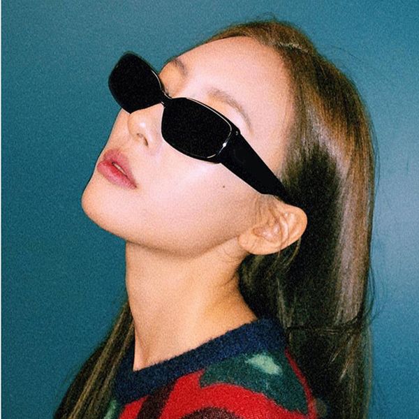 

new fashion vintage sunglasses women brand retro sun glasses rectangle eyeglasses female eyewears lentes de sol mujer, White;black