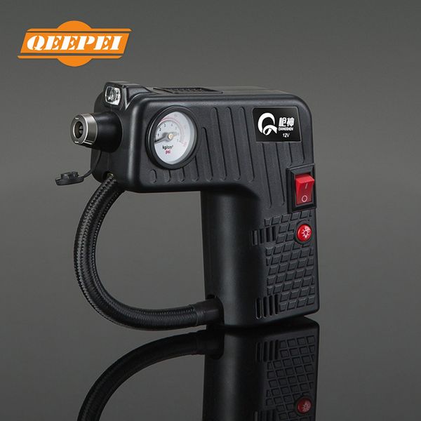 

qeepei car air pump multi-function portable electric air pump mini tire