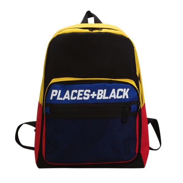 

2019 fashion backpack children boys girls letter mesh print backpack bookbag school bags for school teenages#t2