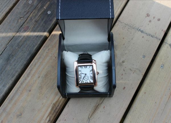 

Кожа мода механические мужчины из нержавеющей движение часы спортивные мужские S